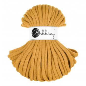 Bobbiny Flechtkordel JUMBO SOFT 9 mm - Mustard